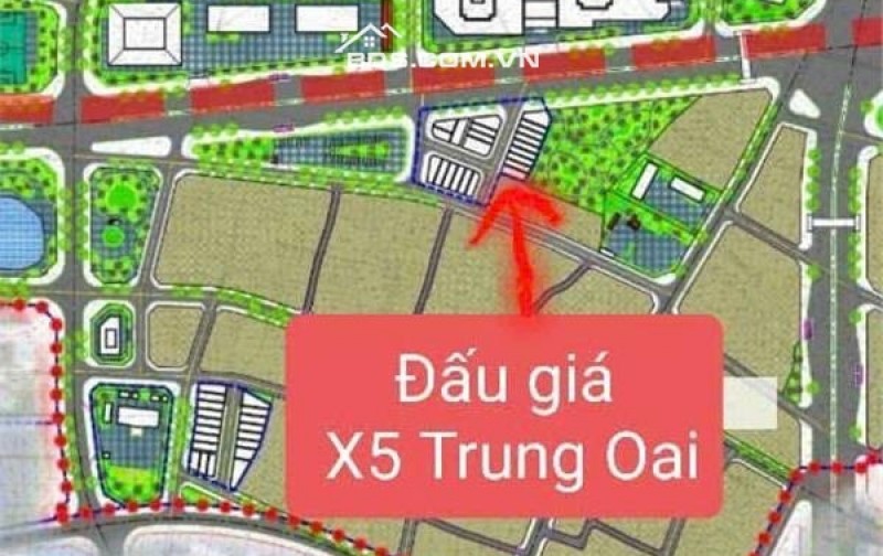 Bán đất đấu giá điểm X5 Trung Oai Tiên Dương Đông Anh Hà Nội Kinh doanh tốt